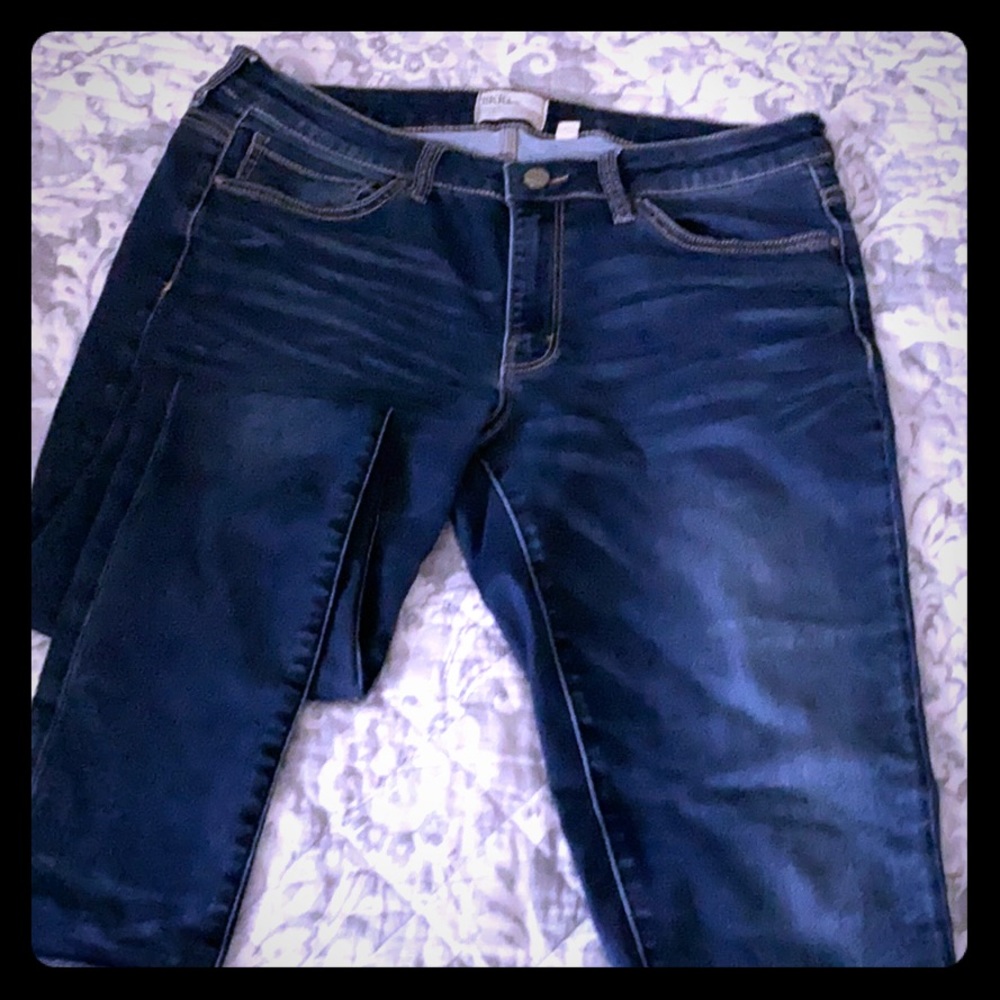 BKE Peyton Skinny dark wash jeans